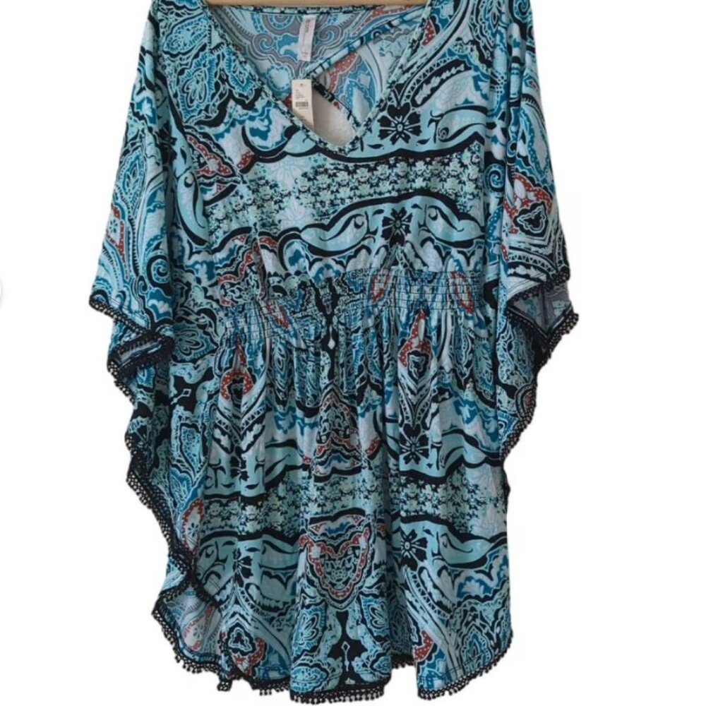 Lane Bryant Cacique Swim Kaftan Cover Up or Dress
